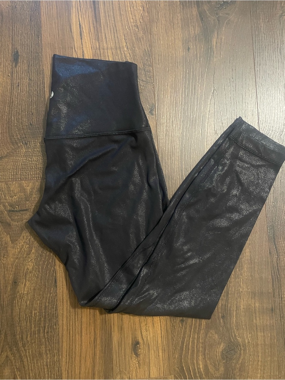 lululemon athletica Black Shimmer High-Rise Leggings
